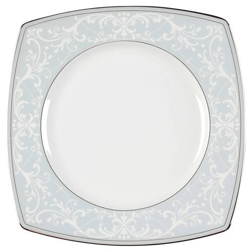 Sky Symphony Square Accent Luncheon Plate