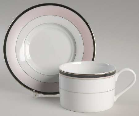 Sabrina Flat Cup & Saucer Set