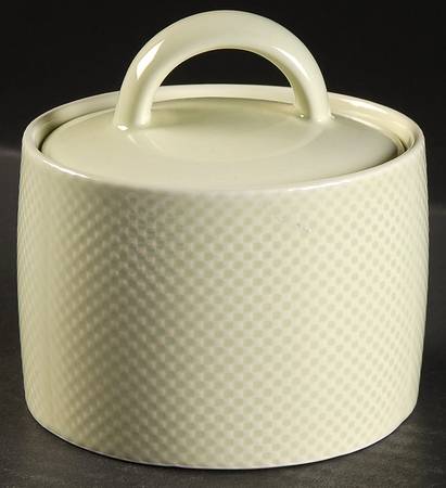 Metro Mint (Green) Sugar Bowl & Lid