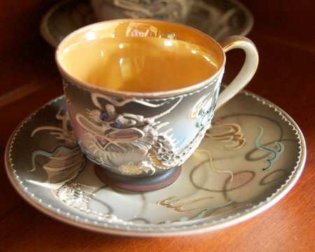NKO1 Footed Demitasse Cup & Saucer Set