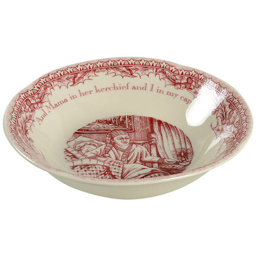 Twas the Night Before Christmas Fruit/Dessert (Sauce) Bowl