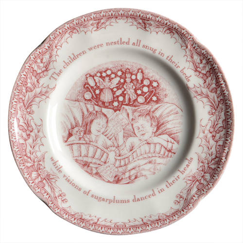 Twas the Night Before Christmas Bread & Butter Plate - Set of 4