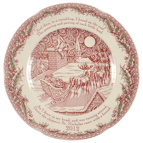Twas the Night Before Christmas Collector Plate