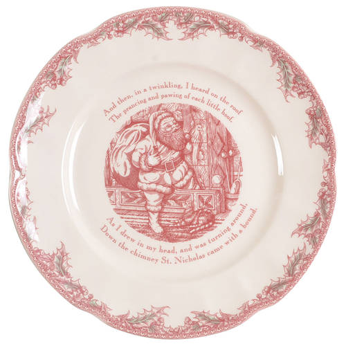 Twas the Night Before Christmas 12" Chop Plate (Round Platter)