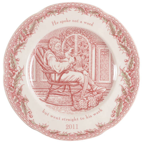 Twas the Night Before Christmas 2011 Collector Plate