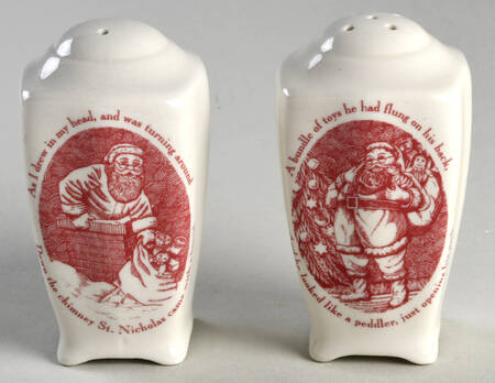 Twas the Night Before Christmas Salt & Pepper Set