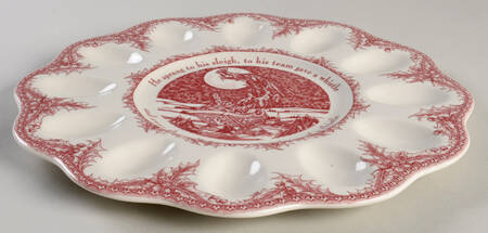 Twas the Night Before Christmas Deviled Egg Plate