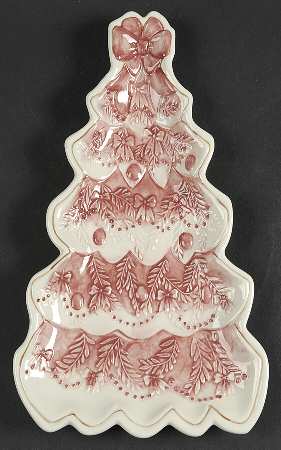 Twas the Night Before Christmas Tree Shaped Plate