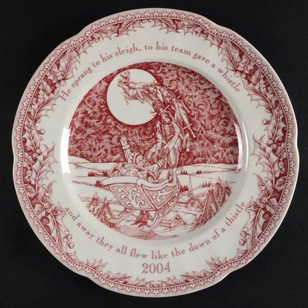 Twas the Night Before Christmas 2004 Collector Plate