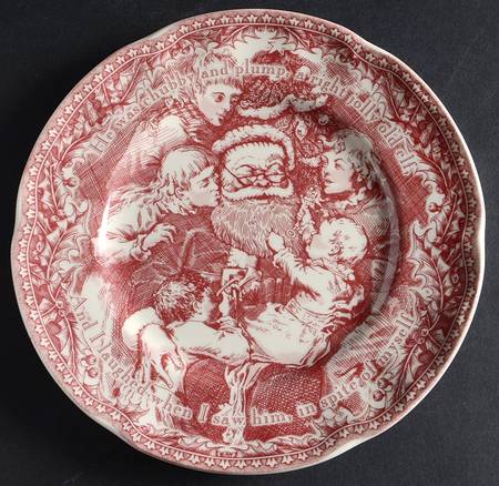 Twas the Night Before Christmas Dessert/Pie Plate