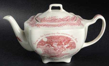 Twas the Night Before Christmas Teapot & Lid