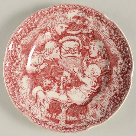 Twas the Night Before Christmas Dessert/Pie Plate