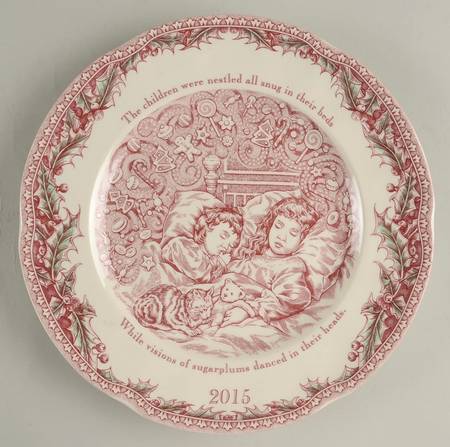 Twas the Night Before Christmas 2015 Collector Plate