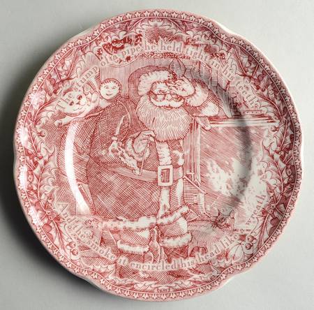 Twas the Night Before Christmas Dessert/Pie Plate