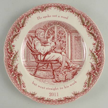 Twas the Night Before Christmas Collector Plate