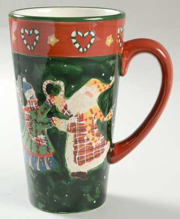 Santa Mates Latte Mug