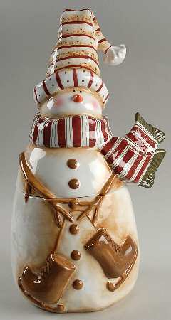 Snow Mates Cookie Jar & Lid
