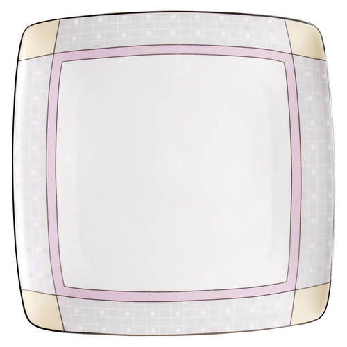 Aria Platinum Square Dinner Plate by Noritake