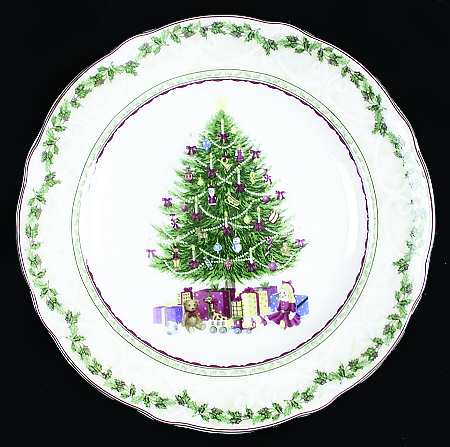 Holly Tree Salad Plate