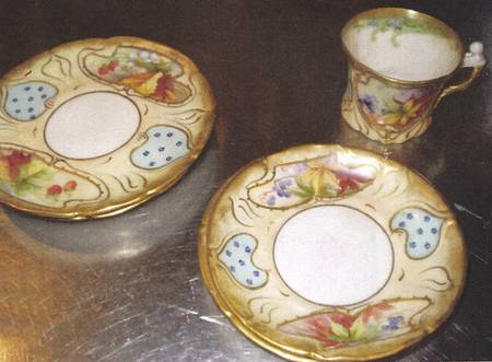 NLS1 Flat Cup & Saucer Set by Nautilus Porcelain