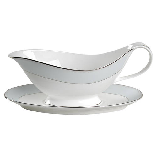Blue Ocean Pearl Gravy Boat & Underplate