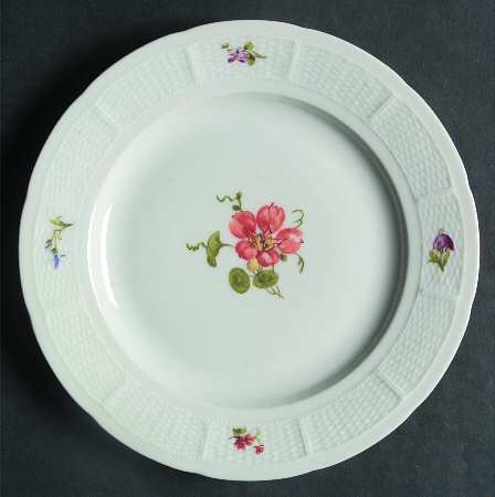 Antique Bouquet Salad Plate