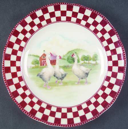 Barnyard Salad Plate