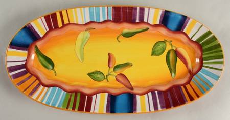 Muy Caliente 16" Oval Serving Platter