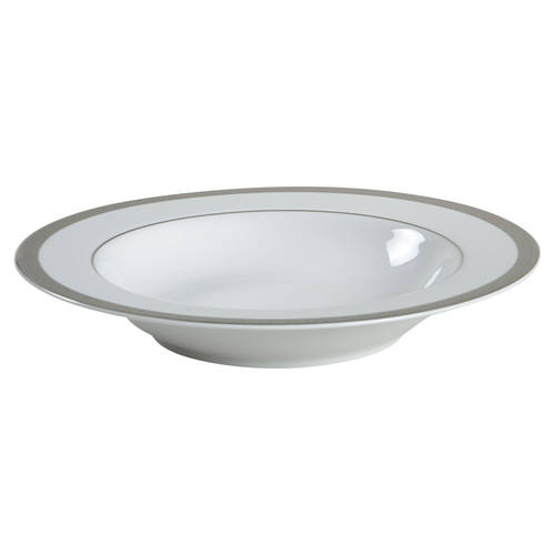 Versailles Platinum Large Rim Soup Bowl