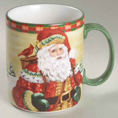 Woodland Santa Mug