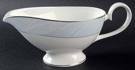 Pearl Crescent Gravy Boat