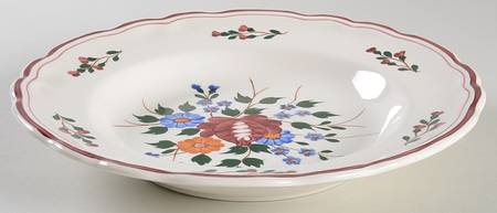 NSA3 Large Rim Soup Bowl by Nueva San Isidro