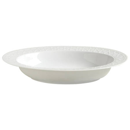 Blanc Fleur 11" Oval Vegetable Bowl