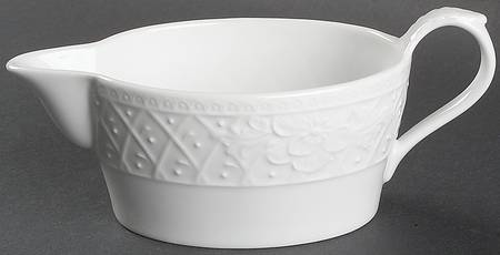 Blanc Fleur Gravy Boat