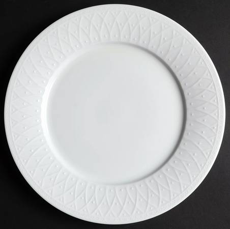 Blanc Fleur Dinner Plate