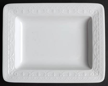 Blanc Fleur 6" Rectangular Tray