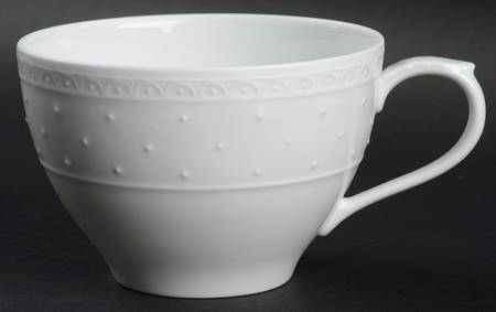 Blanc Fleur Flat Cup