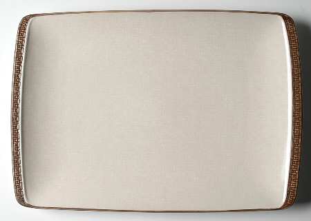 Bali Linen 16" Rectangular Serving Platter