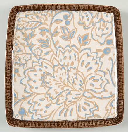 Bali Floral Square Luncheon Plate