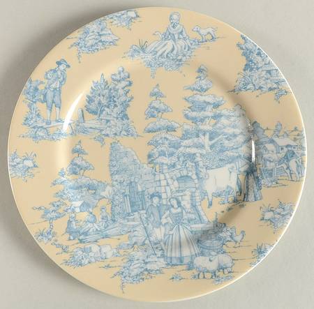 French Countryside Salad/Dessert Plate