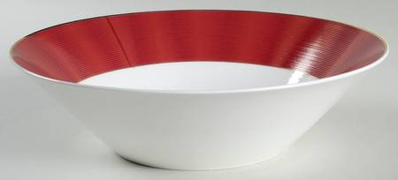 Silk Rouge 10" Round Vegetable Bowl
