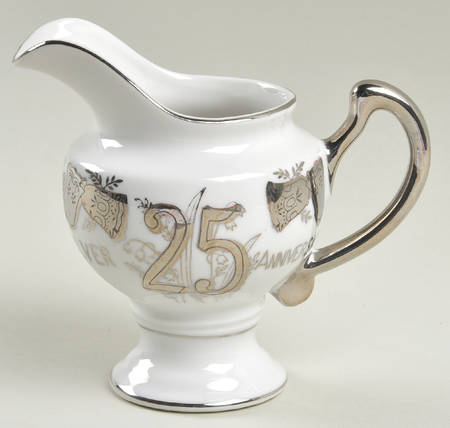 Silver Anniversary Creamer