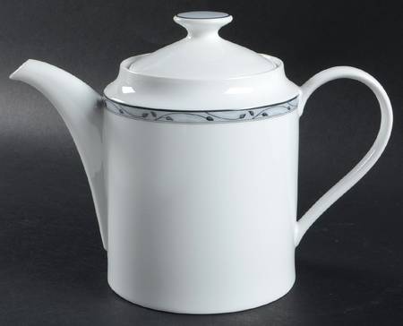 Perennial Grey Tea/Coffee Pot & Lid