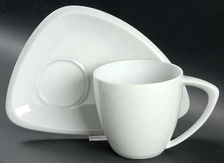 Spinnaker Flat Cup & Saucer Set