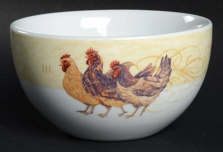 12 Days of Christmas (Gold Scrolls, No Trim) Soup/Cereal Bowl