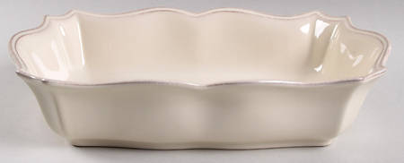 Toscano Cream 11" Rectangular Baker