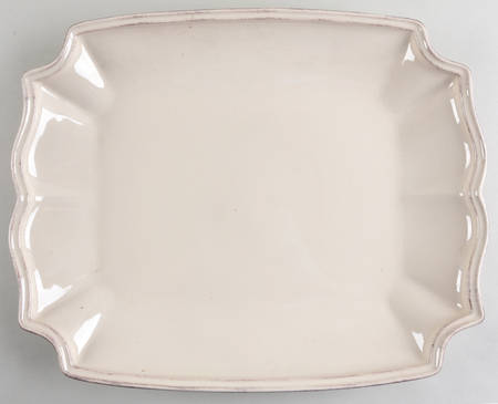 Toscano Cream 17" Rectangular Serving Platter