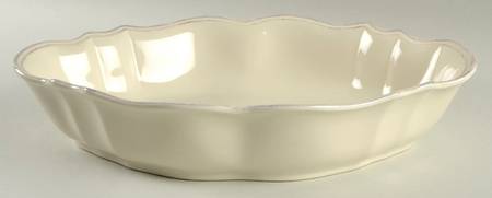 Toscano Cream 13" Oval Baker