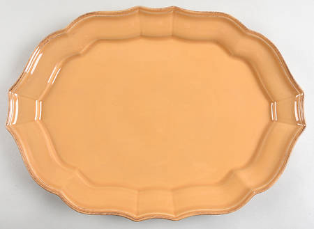 Toscano Yellow 17" Oval Serving Platter