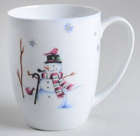 Building a Snowman Mug